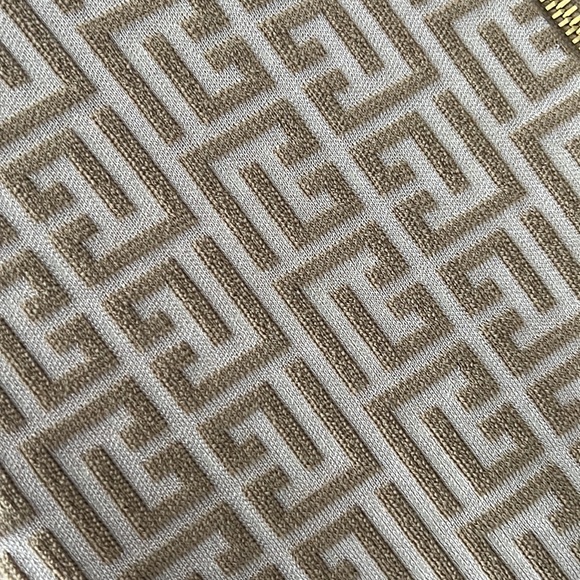 BALMAIN monogram knit dress tan size 34 - Picture 3 of 5